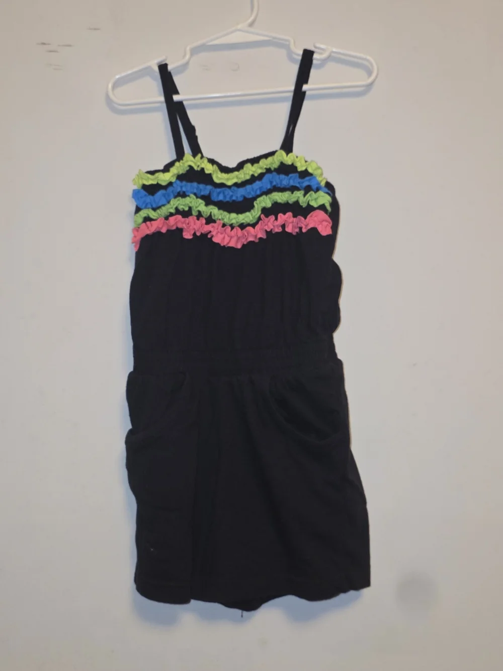 Bobbie Brooks Black Kids Bottoms with Lime Green Trim